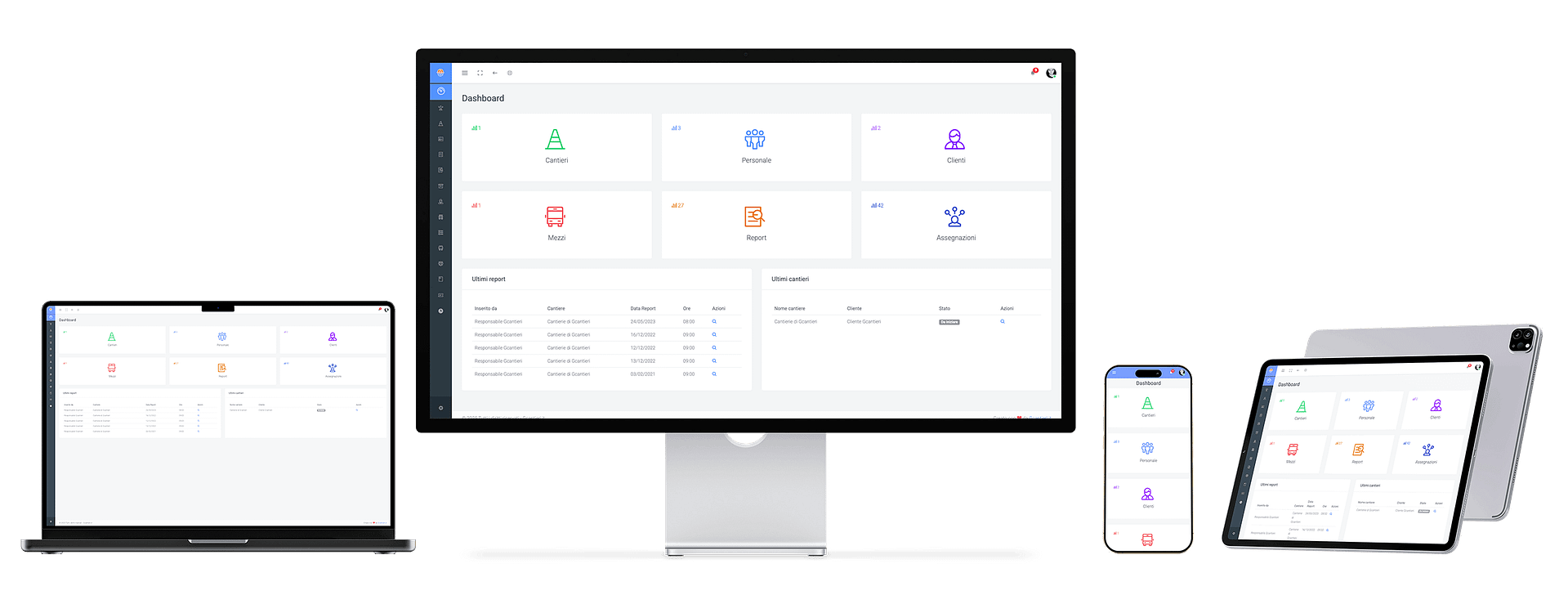 gestionale artigiani cantieri multi device tablet iphone pc portatile gcantieri - Home v2025